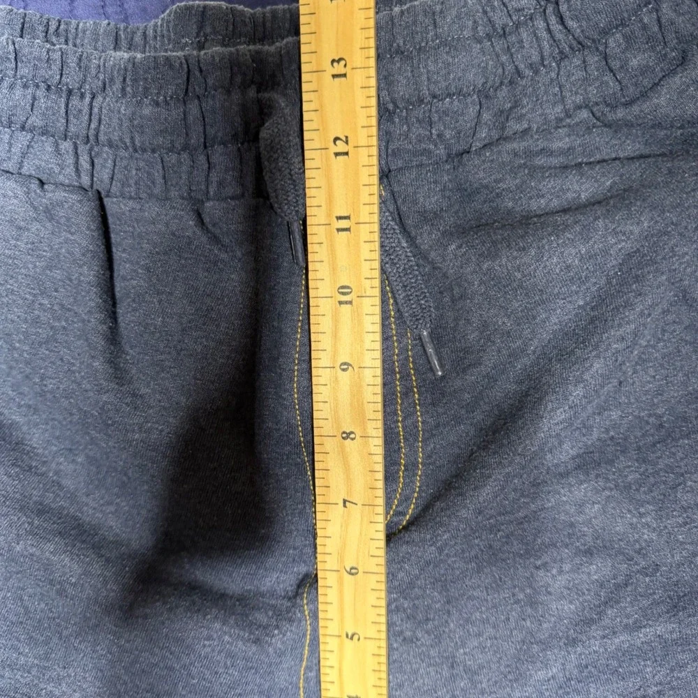 True Religion Mens Lounge Wear Joggers Blue Yellow Contrast Stitch Horseshoe Med